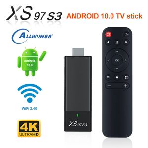 Smart XS97 S3 TV Stick Box pour Android 10 HD 4K HDR 2.4G 5G Wifi modèle TV Box lecteur multimédia récepteur TV décodeur