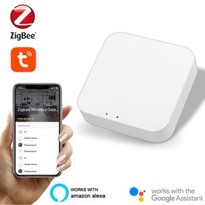 SmartControl Tuya Smart Gateway Hub Multi-mode Smart Home Bridge WiFi Bluetooth ZigBee APP Wireless Remote Control Alexa GoogleHome
