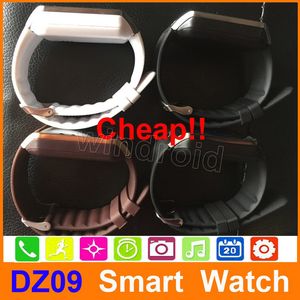 Smartwatch DZ09 Bluetooth montre intelligente pour Android téléphone portable intelligent carte SIM bracelet en gros