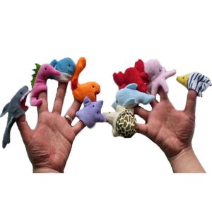 Puppet doigt Ocean Animaux Toy en peluche pour enfants raconter des accessoires