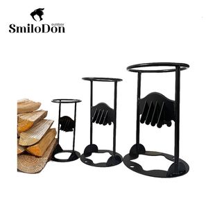 Distributeur de bois de chauffage manuel Smilodon Splateur de bois en fonte d'allumage outils de coupe extérieurs accessoires 240412