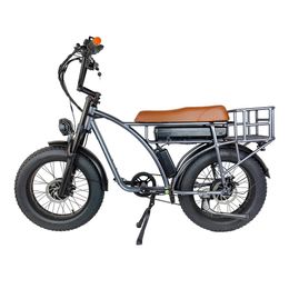 USA SMLRO E5 20INCH ELECTRIC BIKE 2000W 48V MOTEUR 4.0 Fat Tire Détal