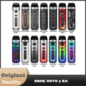 SMOK NOVO 5 Kit 30W Batterie 900mAh intégrée avec vaporisateur de cigarette électronique à mailles vides MTL Pod de 2 ml