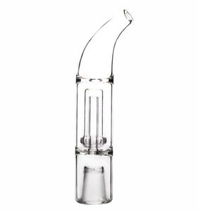 Accessoire de fumer 14 mm Hubble Bubbler Hydratube Pipe de tuyaux d'eau Bubbler Verre Fixation 18 mm