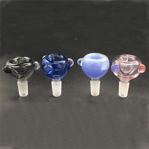 Pipas para fumar 14.4 mm y 18.8 mm Juntas de diferentes colores bong Bowls con bong de vidrio Bowl Dab Rig