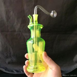 Pipas para fumar Florero de vidrio de color pipa de agua, Venta al por mayor Bongs Pipas para quemadores de aceite Pipas para agua Vidrio