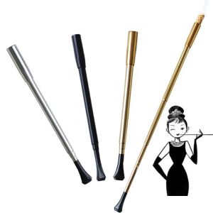 Smoking Pipes Womens Long Series Rétractable Vintage Cigarette Holder Pipe Lady Pipeor Pographic Props Accessoires Drop Deli LL