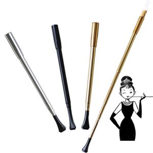 Pipas para fumar para mujer Serie larga Retráctil Titular de cigarrillos Vintage Pipa para fumar Lady Pipeor Pographic Props Accesorios Drop Deli Dh2Ys