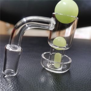 Smoking Terp Slurper Quartz Banger con 22mm6mm Glass Bead 10mm Ruby Pearls Pill para agua Bong