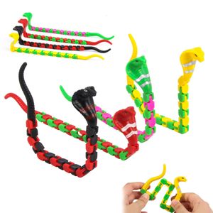 Forme de serpent pistes Fidget jouets vélo chaîne lien sensoriel Puzzles soulagement du stress jouet pour enfant éducatif Anti-stress jouet 2719