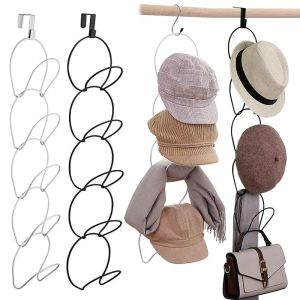 Snapbacks 5 pièces casquette de Baseball support chapeau présentoir porte placard vêtements écharpe serviette ronde étagère de rangement organisateur de maison