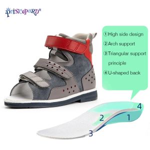 Sneakers Princepard Summer orthopédique Chaussures pour tout-petit garçons filles High Back Corrective Arch Support Antislip Sole et Thomas Heel