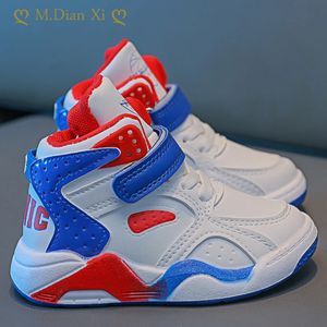 Sneakers Size 2136 Children Basketball Shoes Girls Boys Higtop Breathable Sport Shoe Kids Soft Bottom Running Baby Toddlers 231117
