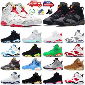 Jumpman 6 Hommes Femmes Chaussures de basket-ball Travis 6s Aqua British Khaki Cool Gris Blanc Toro Bravo Noir Infrarouge Brun Varech Électrique Vert Baskets j6 Baskets