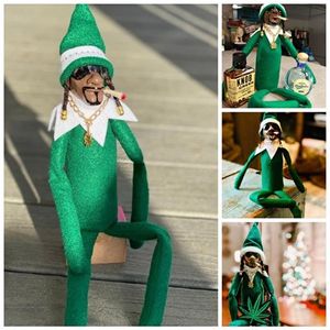 Snoop on A Stoop – poupée elfe de noël, jouet espion courbé, décoration de la maison, cadeau d'année, 220606252r