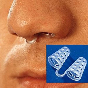 Cese de ronquidos Acrílico Anti Respiración Fácil Ayuda para dormir Dilatadores nasales Nariz Dispositivos de plástico blando Dispositivos para hombres y mujeres 221121