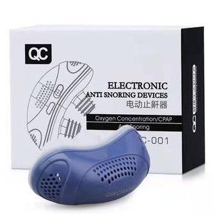 Cese de ronquidos Micro dispositivo electrónico antiapnea del sueño Stop Snore Aid Stopper USB 230309