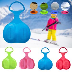 Outdoor Winter Skiing Snowboards Sled Luge For Kid Sport Thicken Sledge Ski Boards