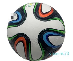 Balones de fútbol al por mayor R World Tamaño auténtico Partido Material de chapa de fútbol HILM y AL RIHLA JABULANI BRA