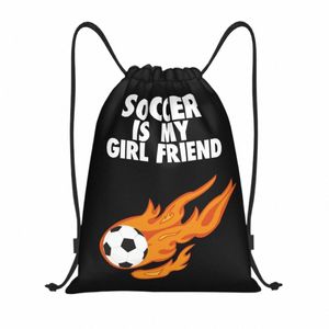 fútbol fútbol fútbol de fútbol mochila para mujeres hombres gimnasios deportes de gimnasio saqueos plegables bolsas de bolsas j0gk#