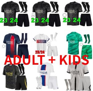 23 24 MBAPPE NEYMAR camisetas de fútbol 2023 2024 Maillot UGARTE G.RAMOS SKRINIAR ASENSIO LEE KANG IN O.DEMBELE camisetas de fútbol hombres niños kit HAKIMI MARQUINHOS VERRATTI