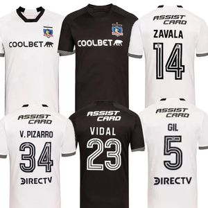 Jerseys de football 24-25 Colo-Colo Shirt Thai Thai Quality Yakuda 9 Lucero 8 Pavez 7 Palacios 16 Opazo 36 Solari 11 Bolados Sports en gros Dhgate populaire