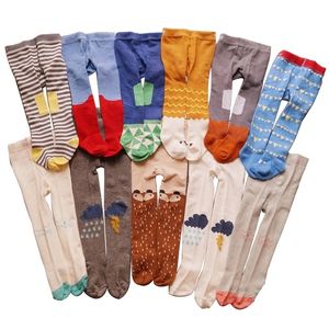 Chaussettes 03t bébé leggings automne garçons filles collants coton toddle big pp serré mignon dessin imprimé legging kidgers stocke 2201006