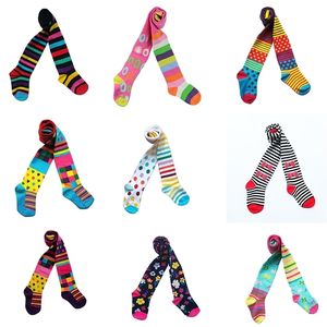 Socks 212 Years Spring Autumn Children Striped Tights Baby Girl Pantyhose Cotton Knitted Kids Stocking Baby Cute Tights 220905