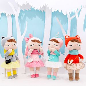 Animal suave de dibujos animados Metoo Angela muñeca con nombre gato unicornio juguetes de peluche animales de peluche conejo muñeca niños encantadores regalo de cumpleaños