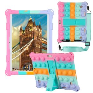 Étui en silicone à bulles molles pour Teclast P20 HD 10,1 pouces M40 Pro M40pro Tablet Stand Cover Kid