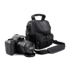 Étui de transport souple avec bandoulière, sacs de rangement étanches pour appareil photo numérique, pour Canon Nikon SLR DSLR 1000D 1100D 1200D4638409
