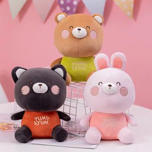 Doux mignon lapin chat en peluche poupée fête d'anniversaire pour enfants poupée ours poupée jouets