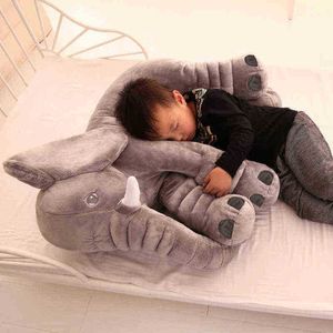 Oreiller éléphant doux câlins jouets en Peluche bébé poupée en Peluche bébé jouets endormis enfants Peluche cadeaux fantastiques J220729