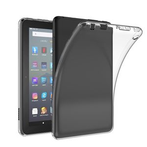 Soft TPU Protective Clear Back Cover Back pour Amazon Kindle Fire HD8 HD10 Paperwhite 3 5 Oasis Fire7 Tablette PC active Flexible Transparent Skin Shell