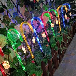 Lumières décoratives extérieures d'énergie solaire économie d'énergie lumière de jardin de noël décor écologique de fête de Grenn