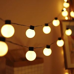 Bulbes à cordes solaires LED Garland Festoon Street Street Solar String Lights For Christmas Garden Party Decoration Lampe