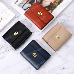 Mini portefeuille en cuir PU pour femmes, couleur unie, porte-cartes de crédit, porte-cartes de visite, mince, minimaliste, court