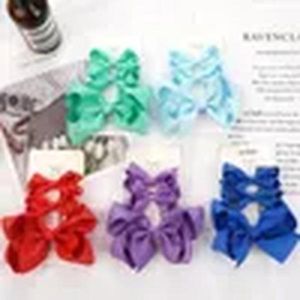 Lazos de cinta de grosgrain sólidos, pinzas para el cabello, horquillas para niñas, sombreros para adultos, accesorios para el cabello para niños, conjunto de regalos ZZ