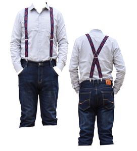 solid Large Suspenders big Men Adjustable Elastic X Back Pants Women Suspender for Trousers 35 cm Clips grey navy blue black 220521607248