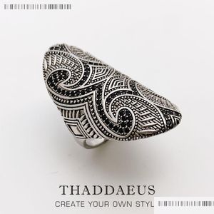 Anillo solitario Anillo solitario Maorí Ctural Tatuaje Adorno Conjuntos nupciales Moda Buena joyería para mujeres Regalo en súper ofertas 230607 Gota Dh5Va