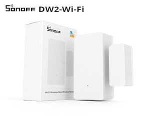 SONOFF DW2 WiFi Wireless Door Window Capteur Détecteur WiFi App Alertes Alertes Smart Home Security Fonctionne avec Ewelink2460544