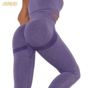 SOONERS #261 Scrunch Bum Leggings Butt Lift Leggings Deporte Legging Push Up Mujer Comprimir Legging Mujer Sportwear Gym Yoga Pants277r