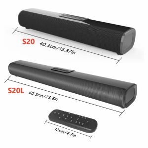 Soundbar Soundbars20l Nouveau Strip Bluetooth en haut-parleurs RCA coaxial hdmi intégrée Eq 50W Highpower Echo Wall Audio Soundbar