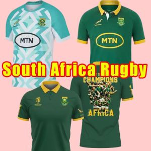 Sud 2023 2024 Afrique Rugby Jerseys 23 24 SEVENS Signature Edition Champion Joint Mens Cricket Uniforme Équipe Nationale Polo T-shirts Formation 4XL 5XL