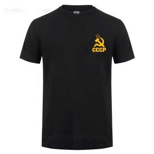 Drapeau soviétique marteau faucille communiste communisme Cccp armée T-shirt hommes URSS Union KGB moscou russie T-shirt T-shirt Camiseta 210629