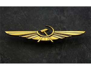 Insignia de la Unión Soviética Aeroflot Russian Airlines broches USSR Russian Aviation Aviation Civil Metal Collar Pin 2010095328554