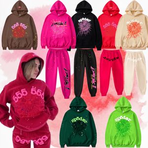 Sp5der Spider Young Thug 555555 MENS HOTS HOODIE MODIE IMPRESSION SPIDERWEB MOTEMENT PINK Sweethirt Y2K Long Pantalon Flyword123