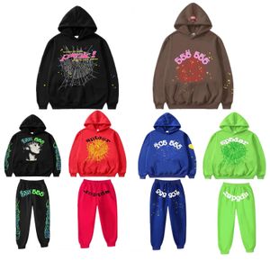 Sp5ders Hoodies Sweatshirts Spider 2023 Sp5der Young Thug 555555 Angel Pullover Pink Red Hoodye Pantal