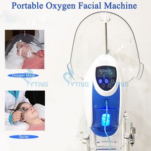 Máquina facial de oxígeno Dispositivo de terapia facial de máscara facial Rejuvenecimiento Rejuvenecimiento Jet de agua Peleo portátil multifuncional