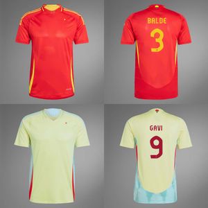 Espagne 24 25 Soccer Jersey Morata Ferran asensio 2024 Euro Cup Spanish National Team Football Shirts 2025 hommes Kid Kit Set Camisetas Espana Rodri Olmo ANSU FATI